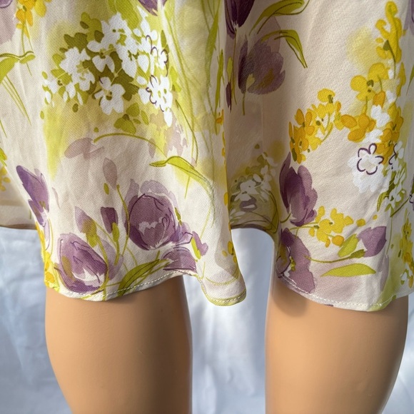 J.B.S. Purple and Yellow Midi Pencil Dress Resort Wear - Picture 10 of 16